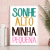 Quadro Decorativo Infantil - Sonhe Alto Minha Pequena - comprar online