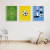 Quadro Decorativo Infantil - Trio: Futebol 3 - comprar online