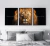 Quadro Decorativo - Trio: Leão - Nunca foi sorte - comprar online