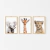 Quadro Decorativo Infantil - Trio: Safari - elefante, girafa e leão na internet