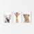 Quadro Decorativo Infantil - Trio: Safari - elefante, girafa e leão - comprar online