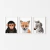 Quadro Decorativo Infantil - Trio: Safari - Macaco, Raposa e Zebra na internet
