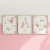 Quadro Decorativo Infantil - Trio: Borboletas e nome personalizado
