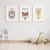 Quadro Decorativo Infantil - Trio: Leão, Raposa e Girafa na internet