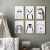 Quadro Decorativo Infantil - Coleção Animais (6 peças)