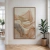 Quadro Decorativo em Canvas - Horizonte Sereno - Abstração em Tons Suaves para Decoração Minimalista