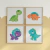Quadro Decorativo Infantil - Quarteto Dinossauro