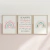 Quadro Decorativo Infantil - Trio: Seja Forte