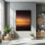 Quadro Decorativo em Canvas - Reflexos do Entardecer - Beleza do Crepúsculo em Cores Neutras - comprar online