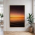 Quadro Decorativo em Canvas - Reflexos do Entardecer - Beleza do Crepúsculo em Cores Neutras