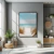 Quadro Decorativo Mar de Calmaria - Tons de Azul e Areia para Decorações Inspiradas na Natureza - comprar online