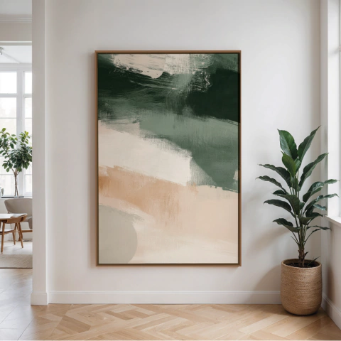 Quadro Decorativo em Canvas - Serenidade em Cores - Arte Abstrata
