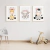 Quadro Decorativo Infantil - Trio: Safari Laço na internet