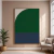 Quadro Decorativo Color Azul + Verde na internet