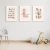 Quadro Decorativo Infantil - Trio: Alfabeto + Números (Rosa)