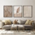 Quadro Decorativo - Trio: Capim dos Pampas para Sala, Quarto - comprar online