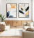 Composição Dois Quadros Decorativos em Canvas - Folhagem Abstrata na internet