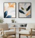 Composição Dois Quadros Decorativos em Canvas - Folhagem Abstrata - loja online