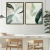 Composição Dois Quadros Decorativos em Canvas - Folhagem Abstrata 2 - Pendure | Loja de Quadros Decorativos