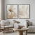 Composição Dois Quadros Decorativos em Canvas - Flores Suaves - comprar online