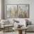 Composição Dois Quadros Decorativos em Canvas - Folhagem Delicada na internet