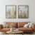 Composição Dois Quadros Decorativos em Canvas - Folhagem Delicada - comprar online