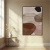 Quadro Decorativo em Canvas - Marron Aquarela - loja online
