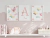 Quadro Decorativo Infantil - Trio: Borboletas e nome personalizado - comprar online