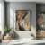 Quadro Decorativo Abstrato Bronze e Cedro - loja online
