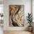 Quadro Decorativo Abstrato Bronze e Cedro - comprar online