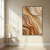 Quadro Decorativo Abstrato Areia e Caramelo - Pendure | Loja de Quadros Decorativos