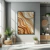 Quadro Decorativo Abstrato Areia e Caramelo - loja online