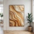 Quadro Decorativo Abstrato Areia e Caramelo - comprar online