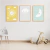 Quadro Decorativo Infantil - Trio: Céu Colorido - comprar online
