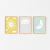Quadro Decorativo Infantil - Trio: Céu Colorido - Pendure | Loja de Quadros Decorativos