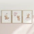 Quadro Decorativo Infantil - Trio: Ursinha