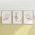 Quadro Decorativo Infantil - Trio: Butterfly - loja online