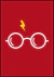 Quadro Decorativo - Harry Potter - Óculos (Vermelho)