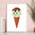 Quadro Decorativo Infantil - Sorvete De Pistache - comprar online