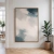 Quadro Decorativo Abstrato Azul Suave - comprar online