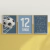 Quadro Decorativo Infantil - Trio: Futebol - comprar online