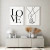 Quadro Decorativo - duo: love + mãos 1 - comprar online
