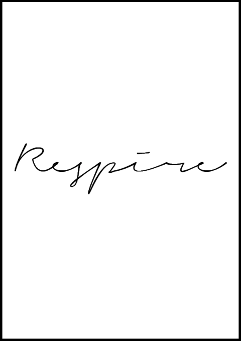 Quadro Decorativo - Respire