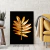 Quadro Decorativo - Folha Dourada 2 - comprar online
