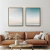 Composição Dois Quadros Decorativos em Canvas - Céu de Praia Sereno - Pendure | Loja de Quadros Decorativos