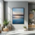 Quadro Decorativo em Canvas - Mar azul - Pendure | Loja de Quadros Decorativos