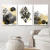 Quadro Decorativo - Trio: Geométrico amarelo - Pendure | Loja de Quadros Decorativos