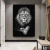 Quadro Decorativo - Leão Black (Canvas) - loja online