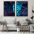 Quadro Decorativo - duo: folhagem color