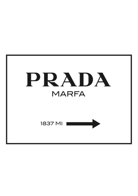 Quadro Decorativo - Prada - Gossip Girl